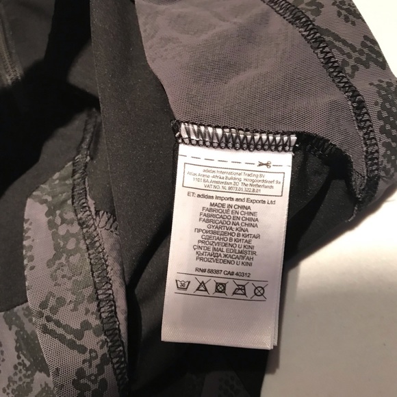 BOGO Adidas by Stella McCartney Run Leo Tank Zip Animal Print Mesh XS - Picture 11 of 12